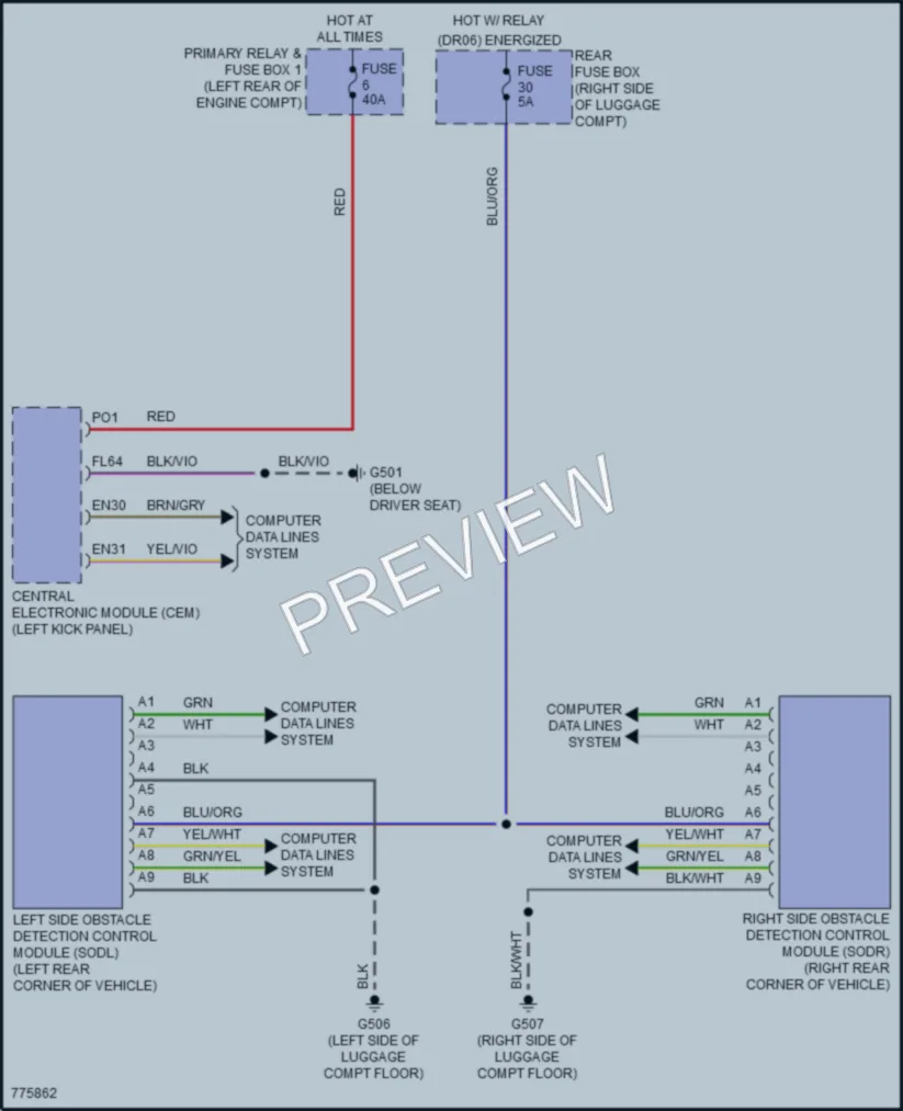 2017 Volvo XC90PlugIn Navigation wiring diagram preview