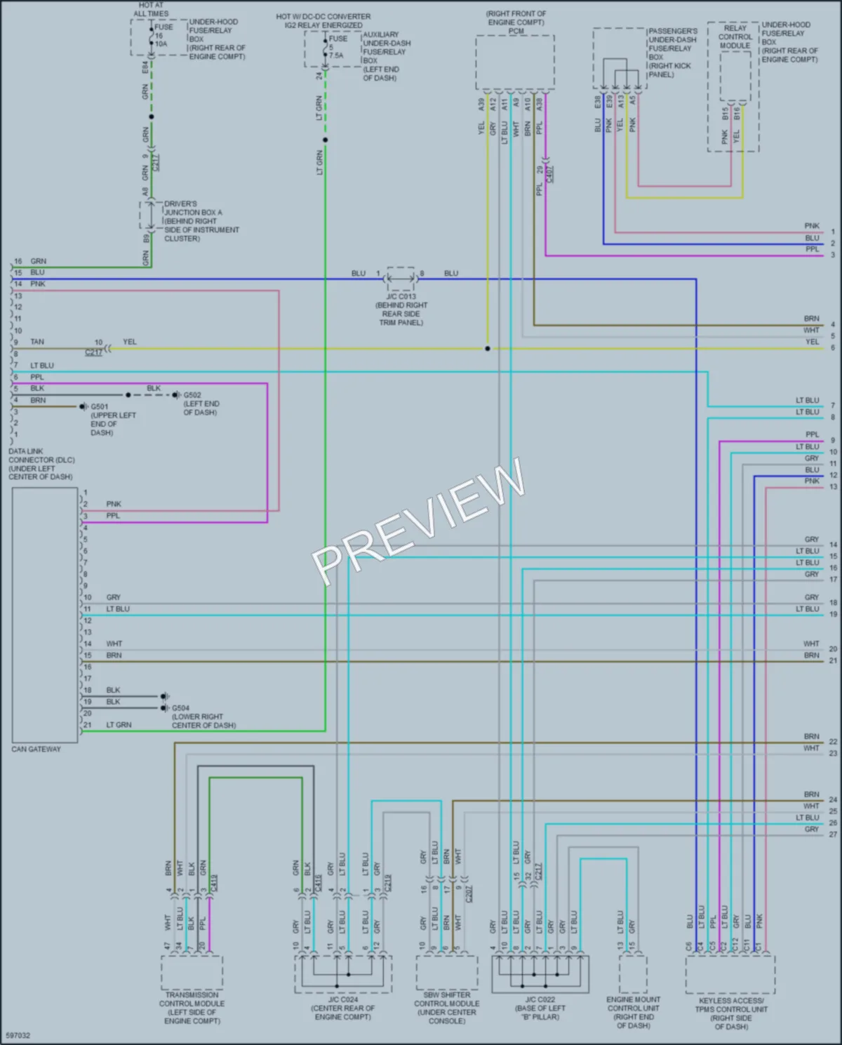 2018 Acura MDX Computer Data Lines wiring diagram preview