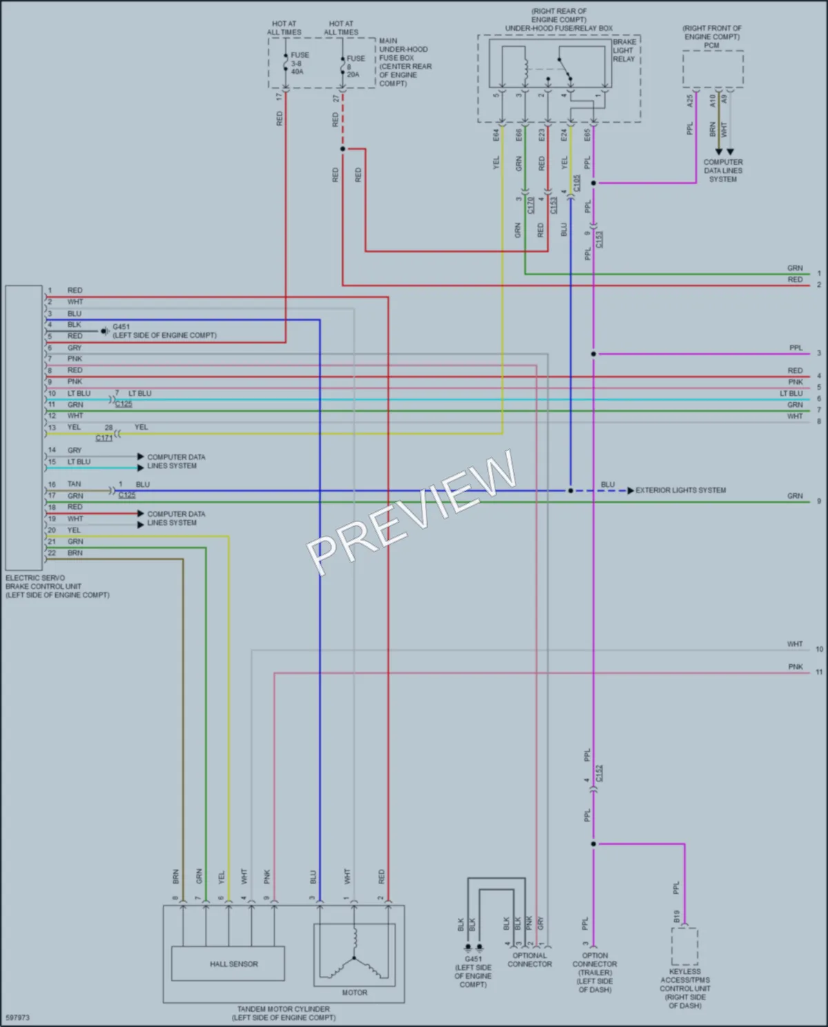 2018 Acura MDXSportHybrid Anti Lock Brakes wiring diagram preview