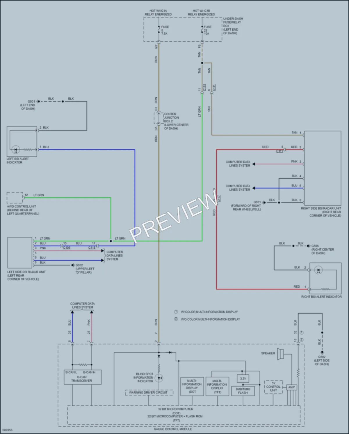 2018 Acura RDX Navigation wiring diagram preview