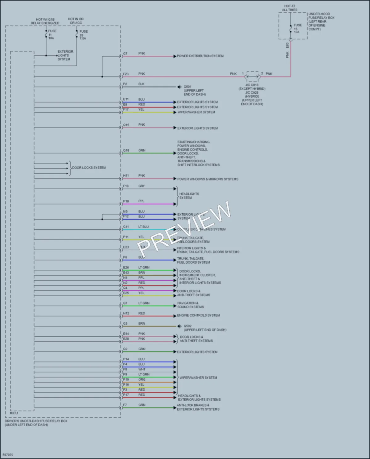 2018 Acura RLXSportHybrid Body Control Modules wiring diagram preview