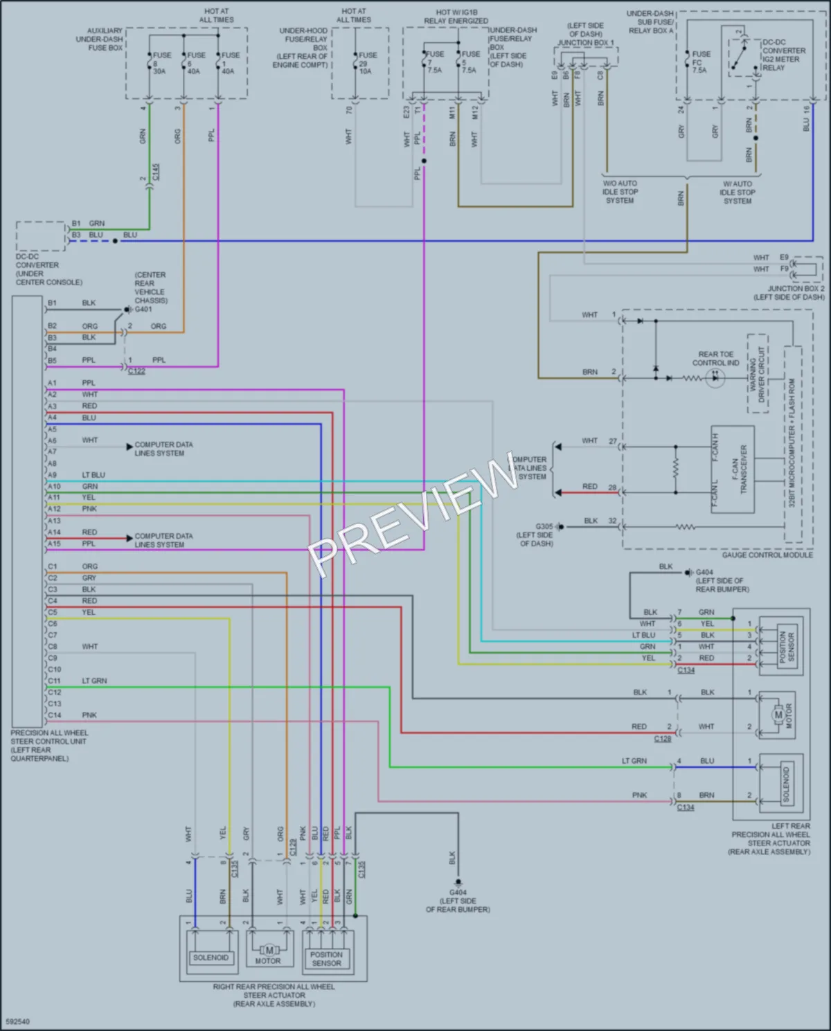 2018 Acura TLX Electronic Power Steering wiring diagram preview