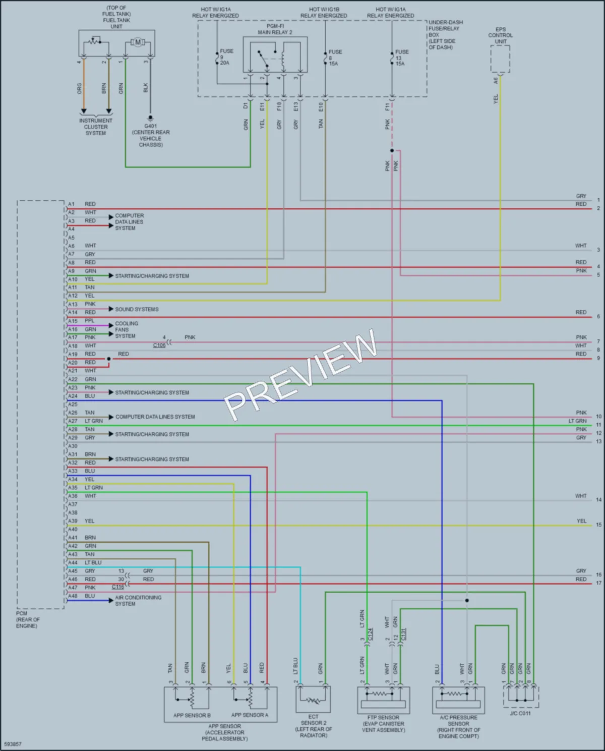 2018 Acura TLX Engine Performance wiring diagram preview