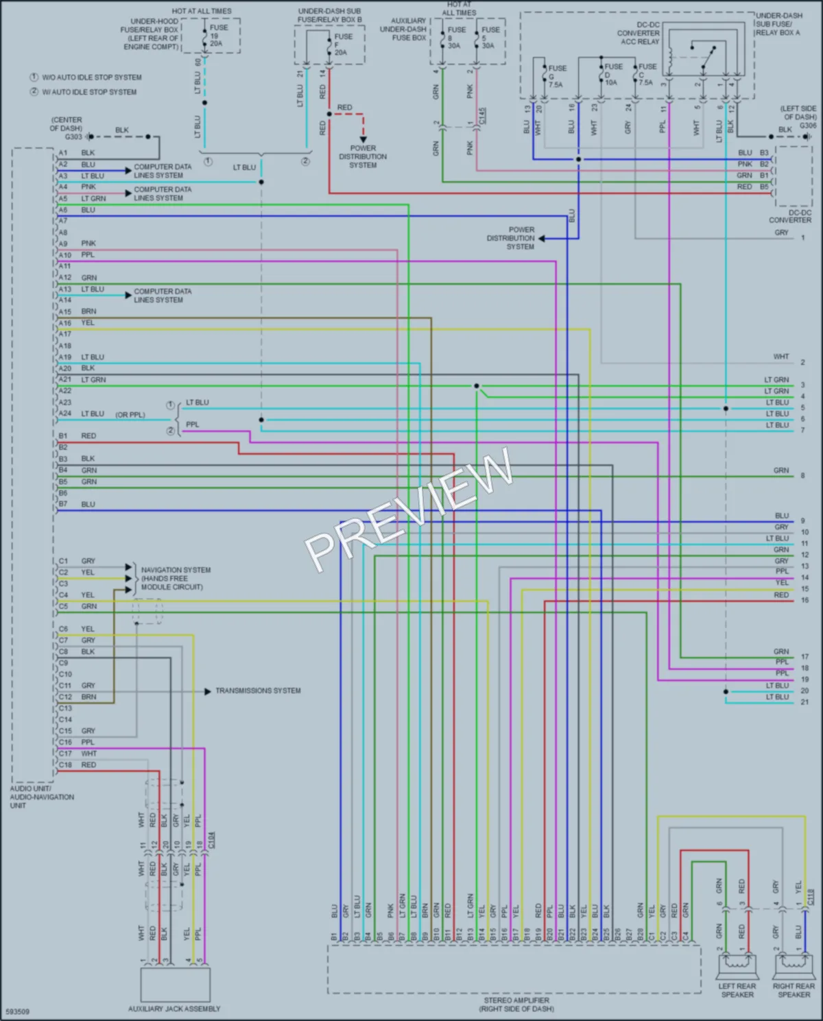 2018 Acura TLX Radio wiring diagram preview