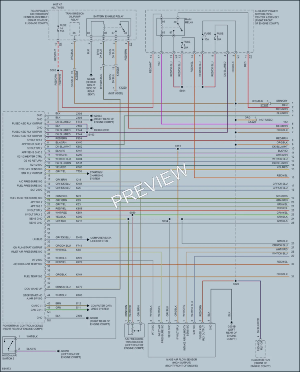2018 AlfaRomeo Stelvio Engine Performance wiring diagram preview