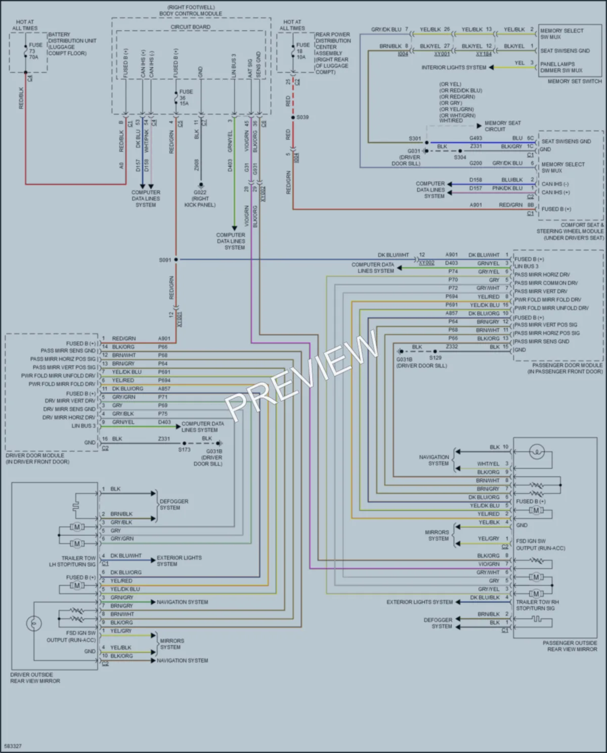 2018 AlfaRomeo Stelvio Memory Systems wiring diagram preview