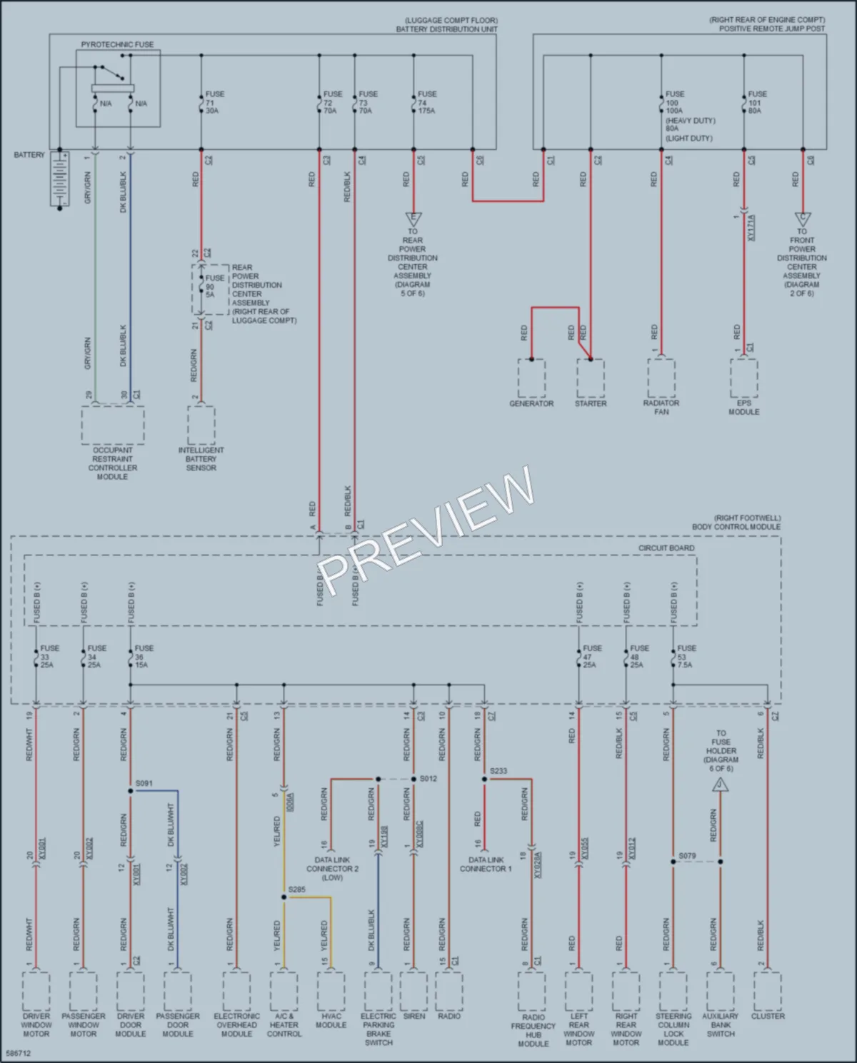 2018 AlfaRomeo Stelvio Power Distribution wiring diagram preview