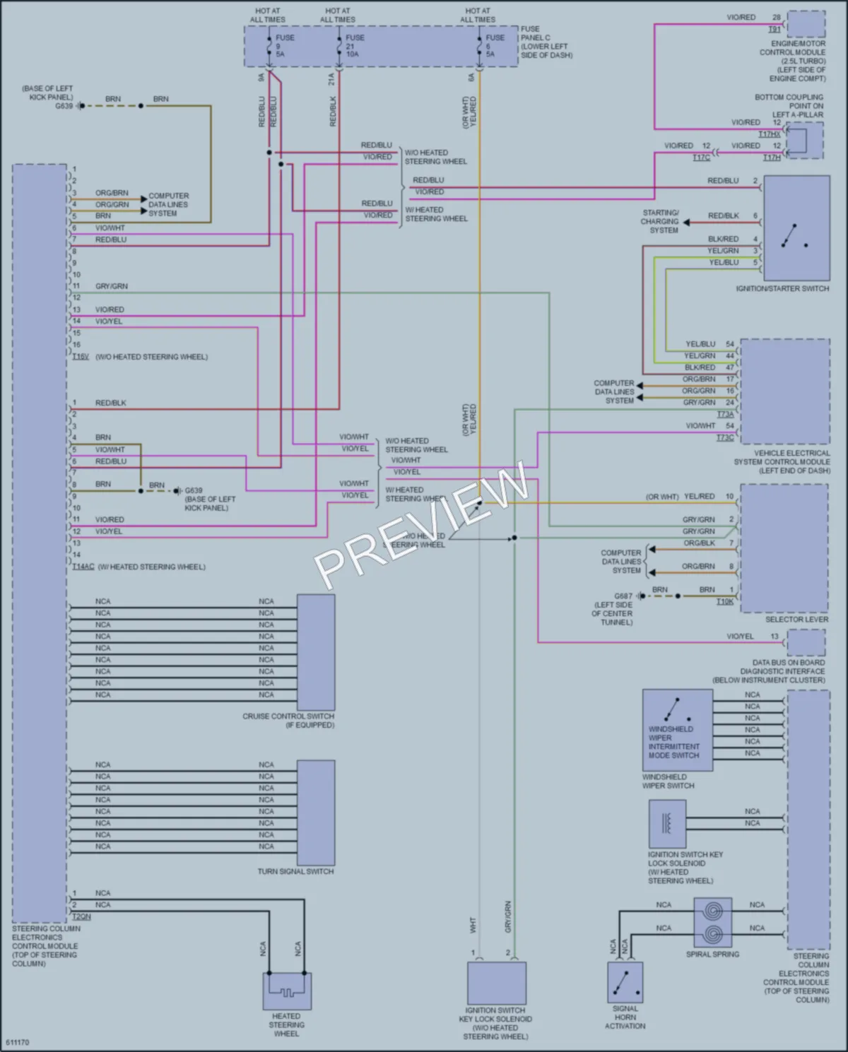 2018 Audi A3 Body Control Modules wiring diagram preview
