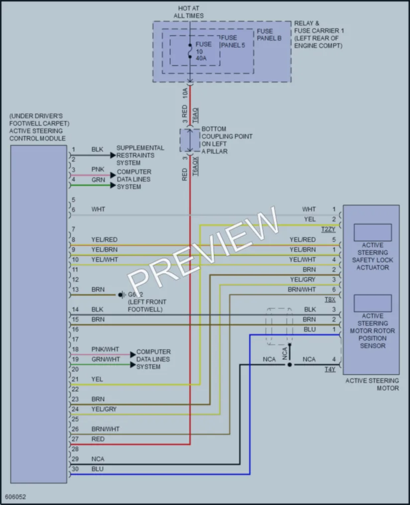 2018 Audi A4allroad Electronic Power Steering wiring diagram preview
