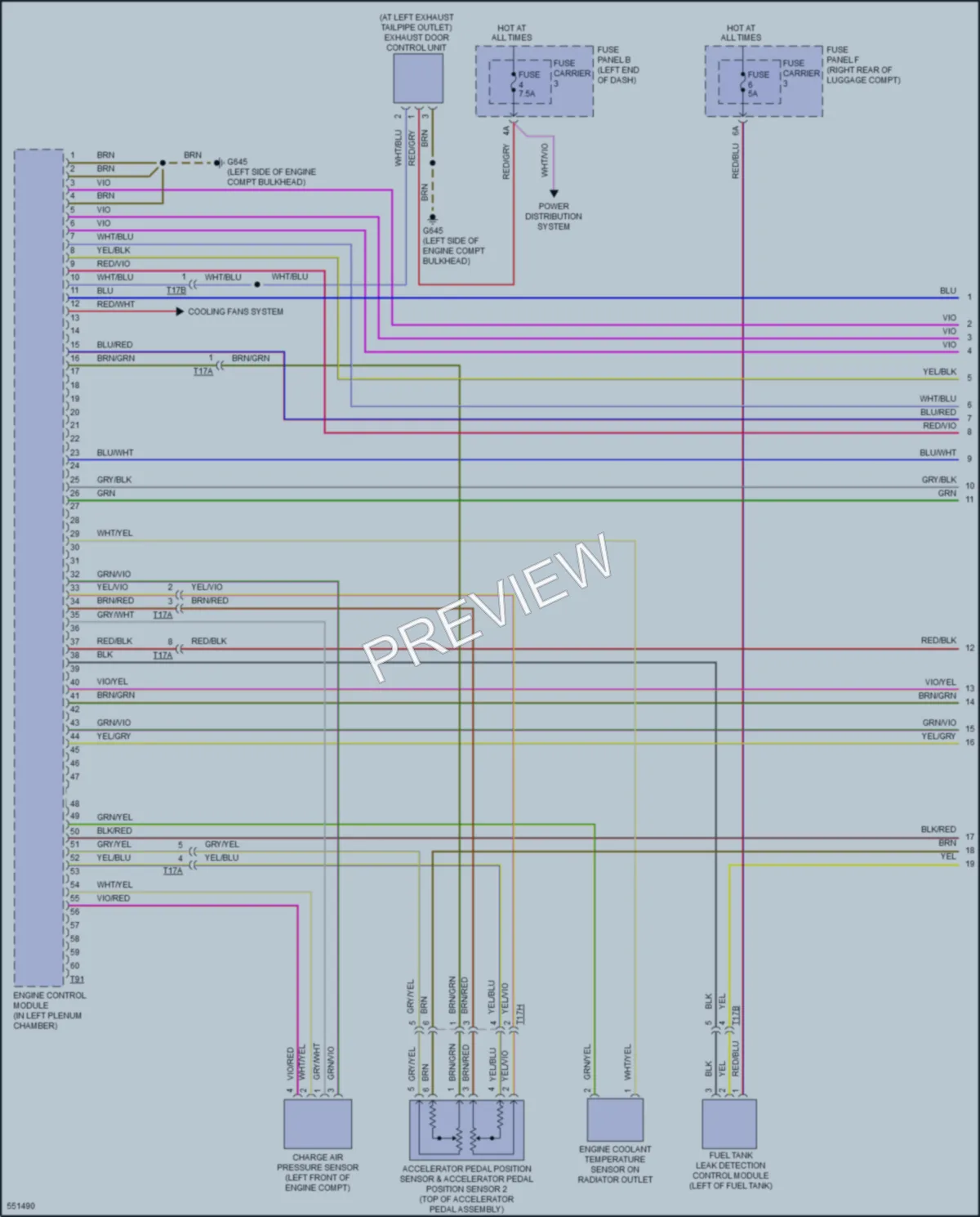 2018 Audi A6 Engine Performance wiring diagram preview