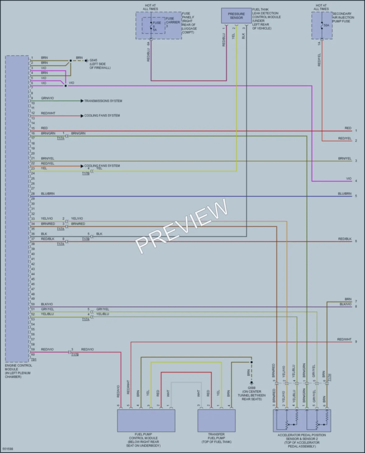 2018 Audi A7 Engine Performance wiring diagram preview
