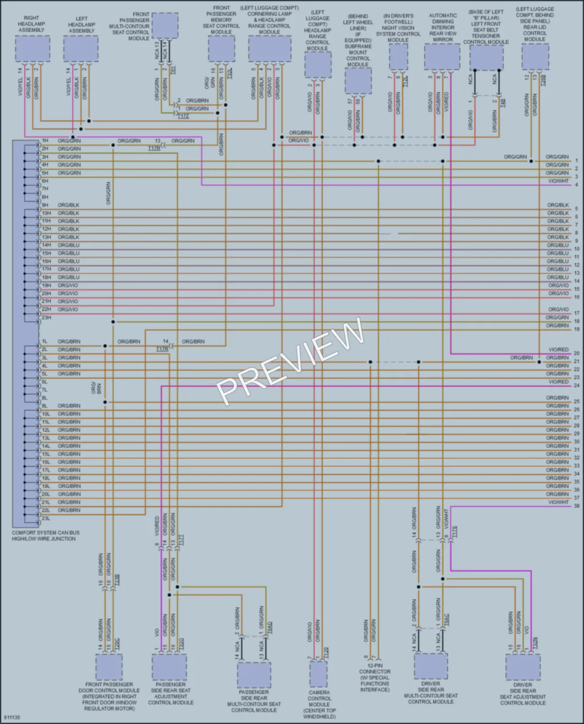 2018 Audi A8 Computer Data Lines wiring diagram preview