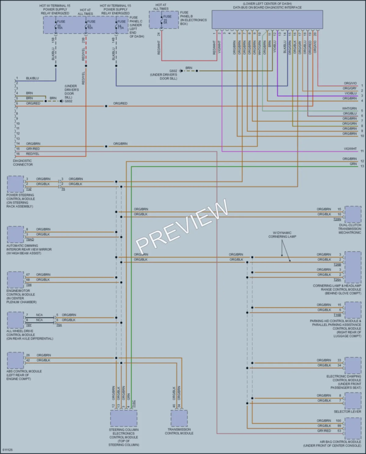 2018 Audi Q3 Computer Data Lines wiring diagram preview