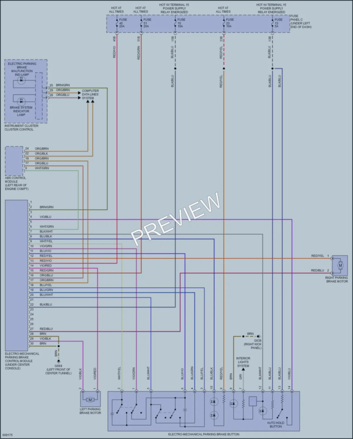 2018 Audi Q3 Shift Interlock wiring diagram preview