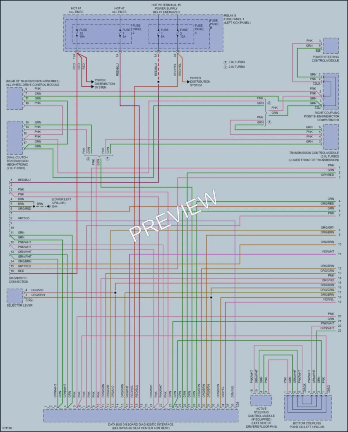 2018 Audi Q5 Computer Data Lines wiring diagram preview
