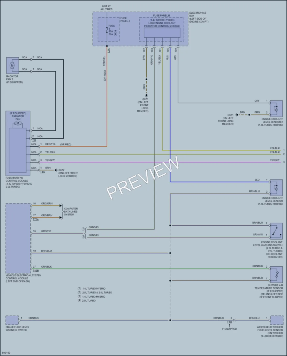 2018 Audi RS3 Cooling Fan wiring diagram preview