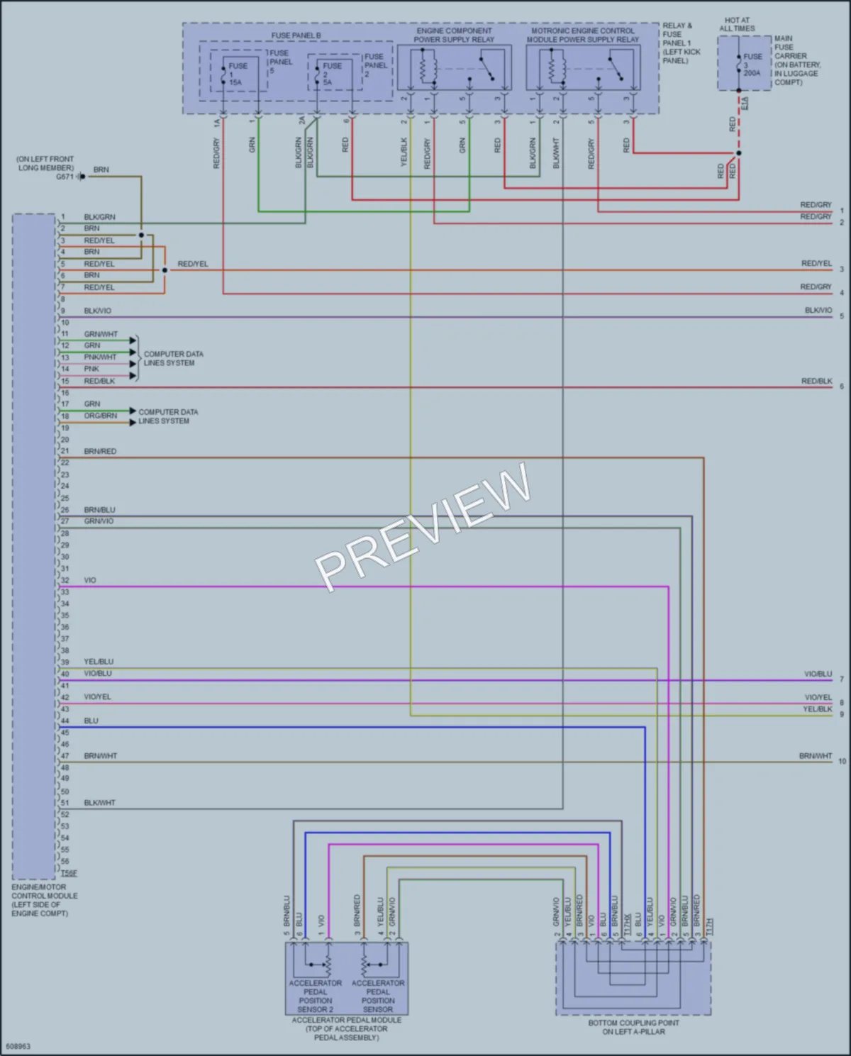 2018 Audi RS5 Engine Performance wiring diagram preview