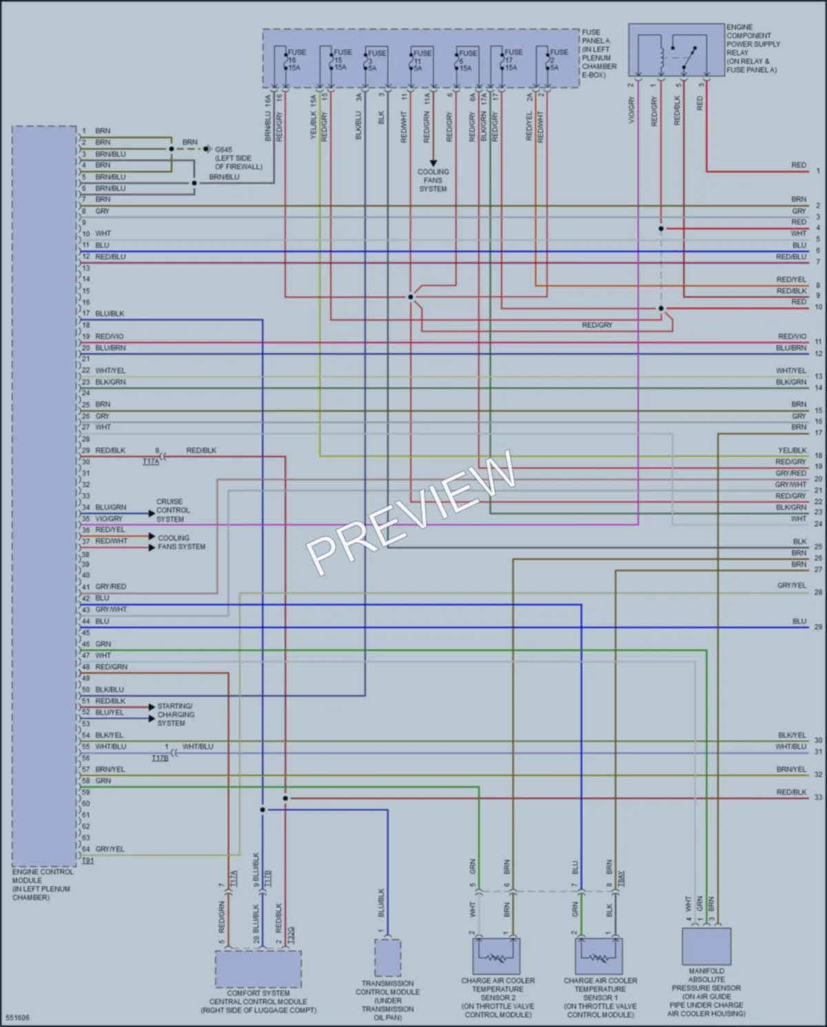 2018 Audi RS7 Engine Performance wiring diagram preview