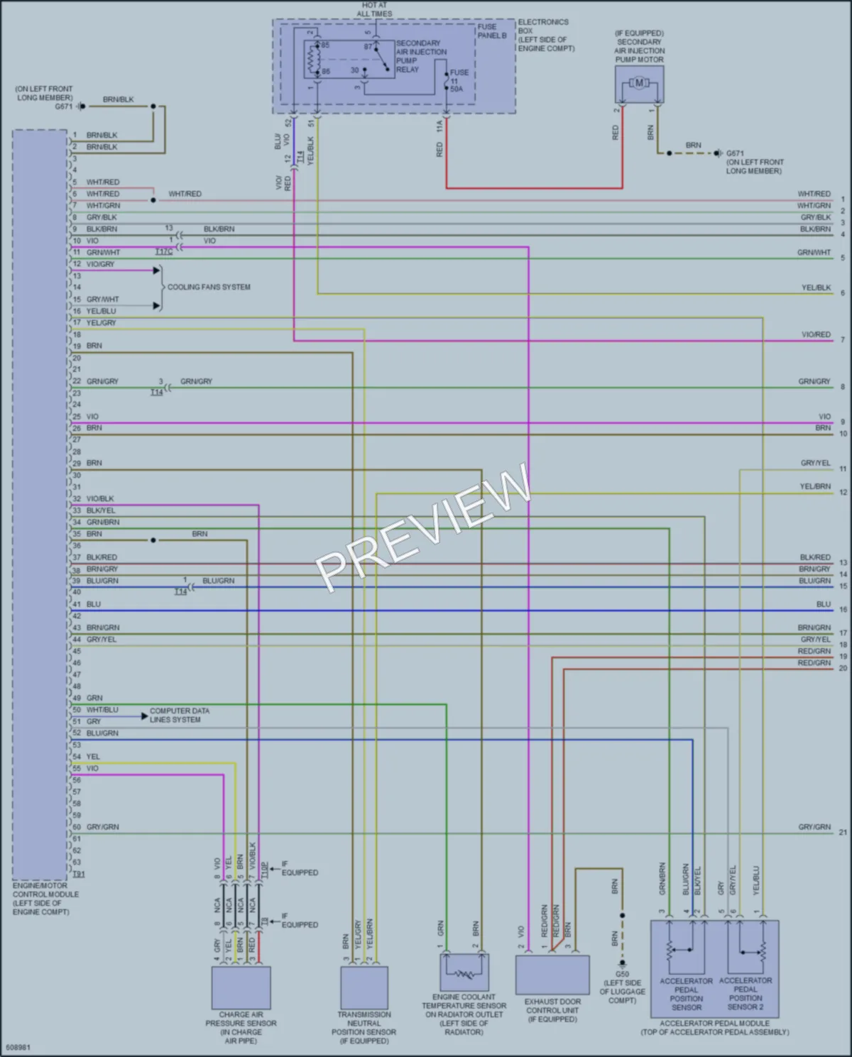2018 Audi S3 Engine Performance wiring diagram preview