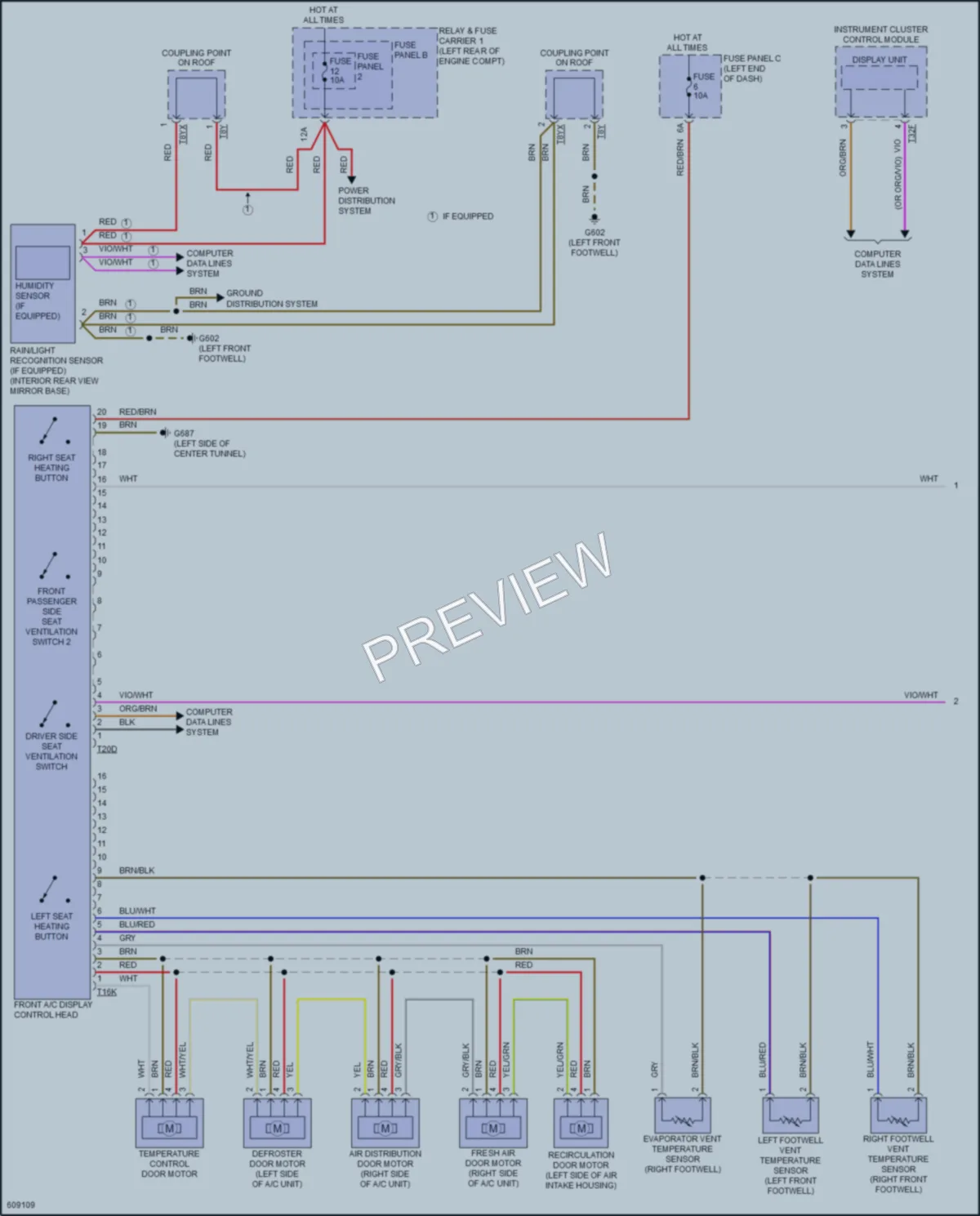 2018 Audi S4 Air Conditioning wiring diagram preview