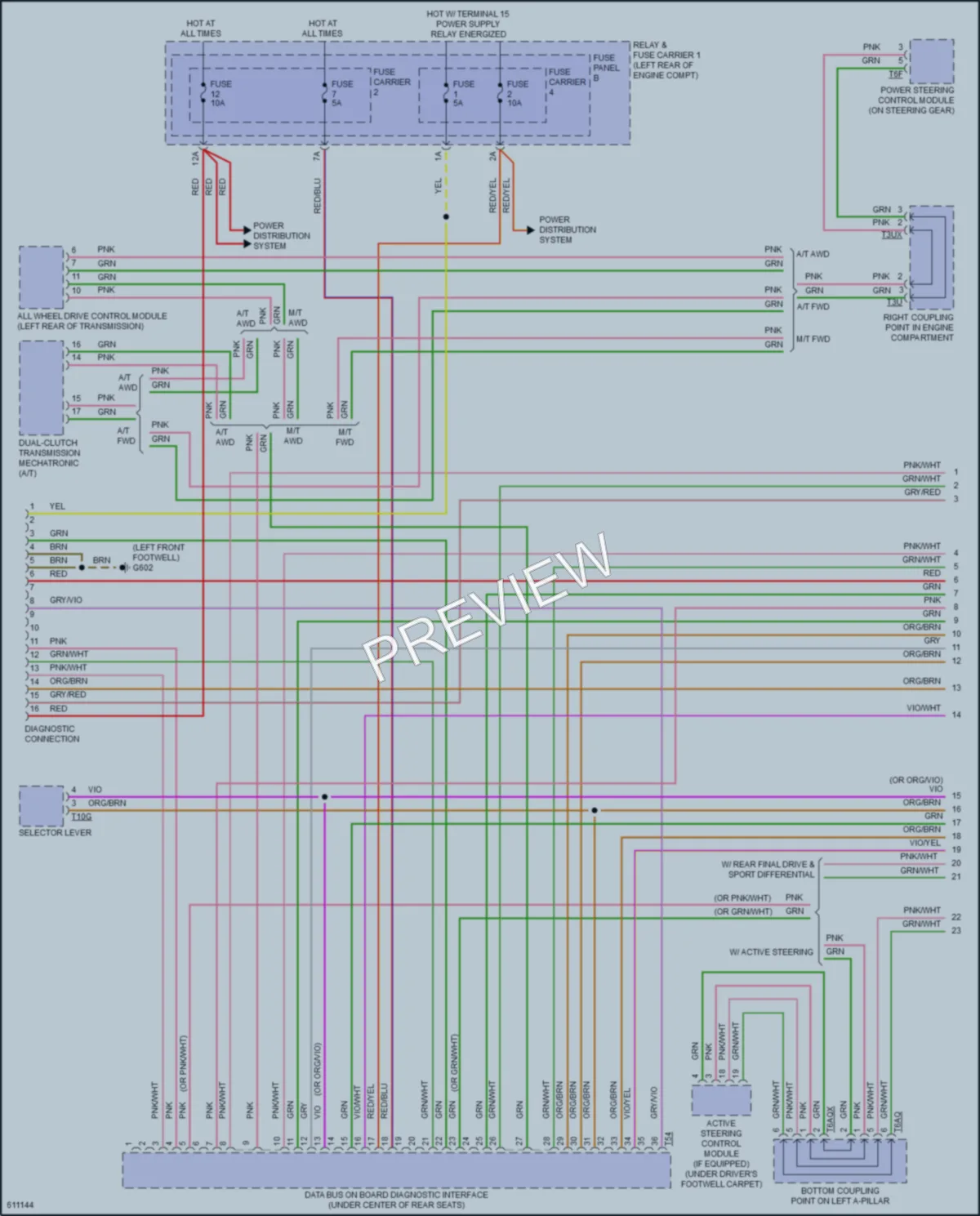2018 Audi S4 Computer Data Lines wiring diagram preview