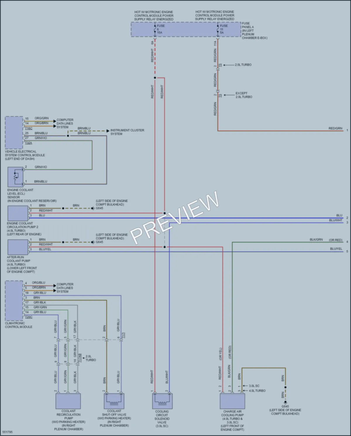 2018 Audi S6 Cooling Fan wiring diagram preview