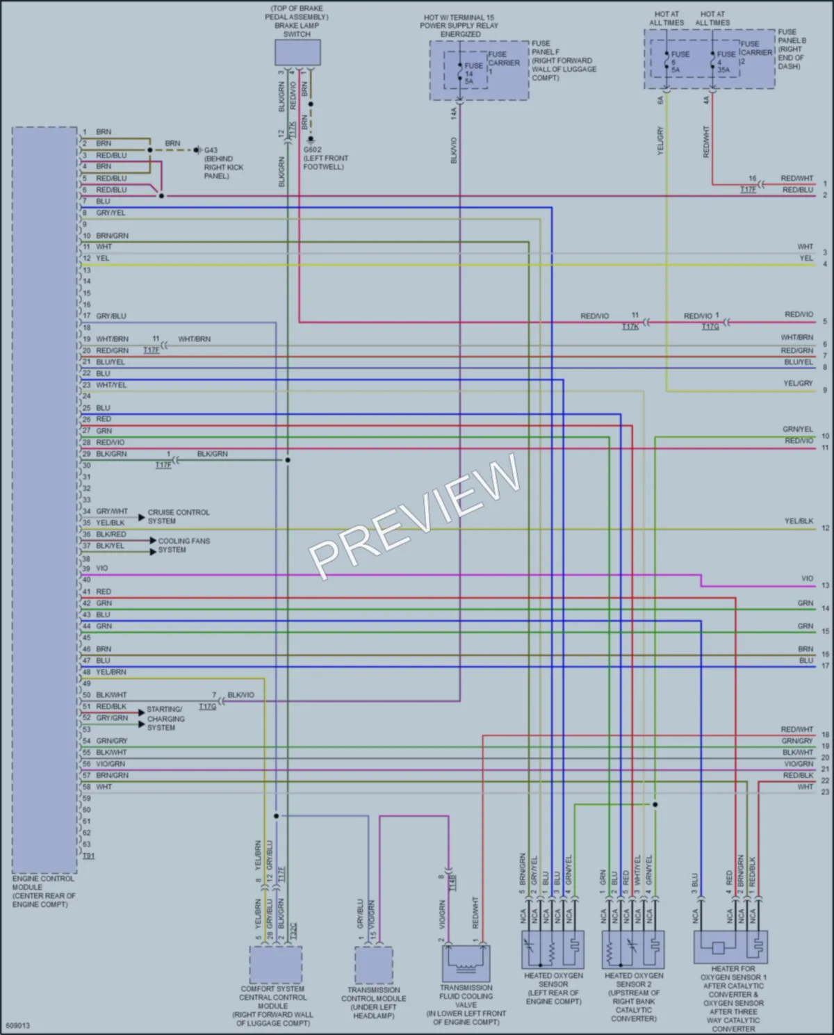 2018 Audi S8 Engine Performance wiring diagram preview