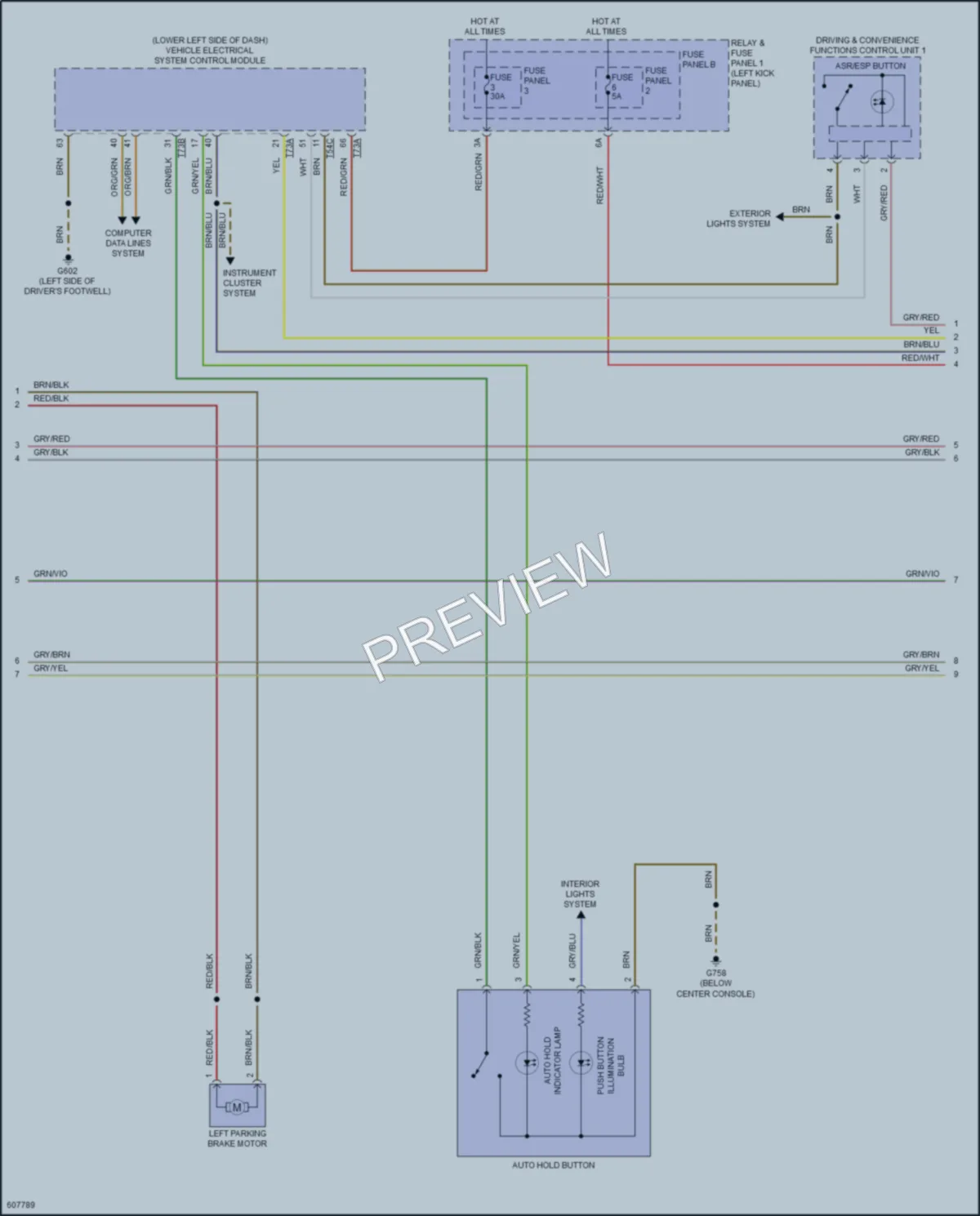 2018 Audi SQ5 Anti Lock Brakes wiring diagram preview