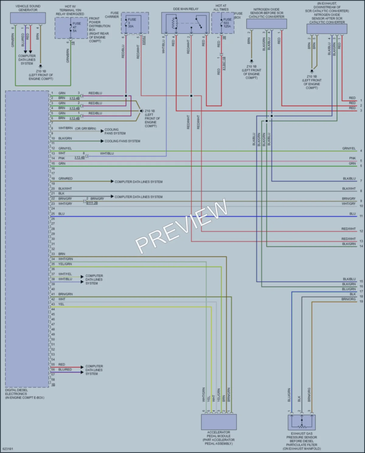 2018 BMW 328d Engine Performance wiring diagram preview