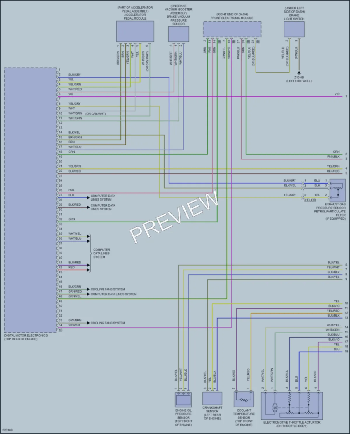 2018 BMW 330e Engine Performance wiring diagram preview