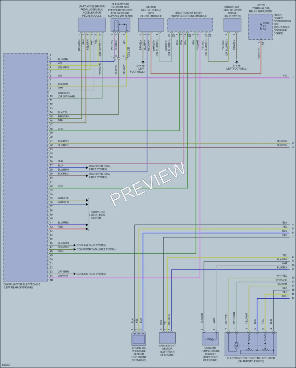 2018 BMW 340i Engine Performance wiring diagram preview