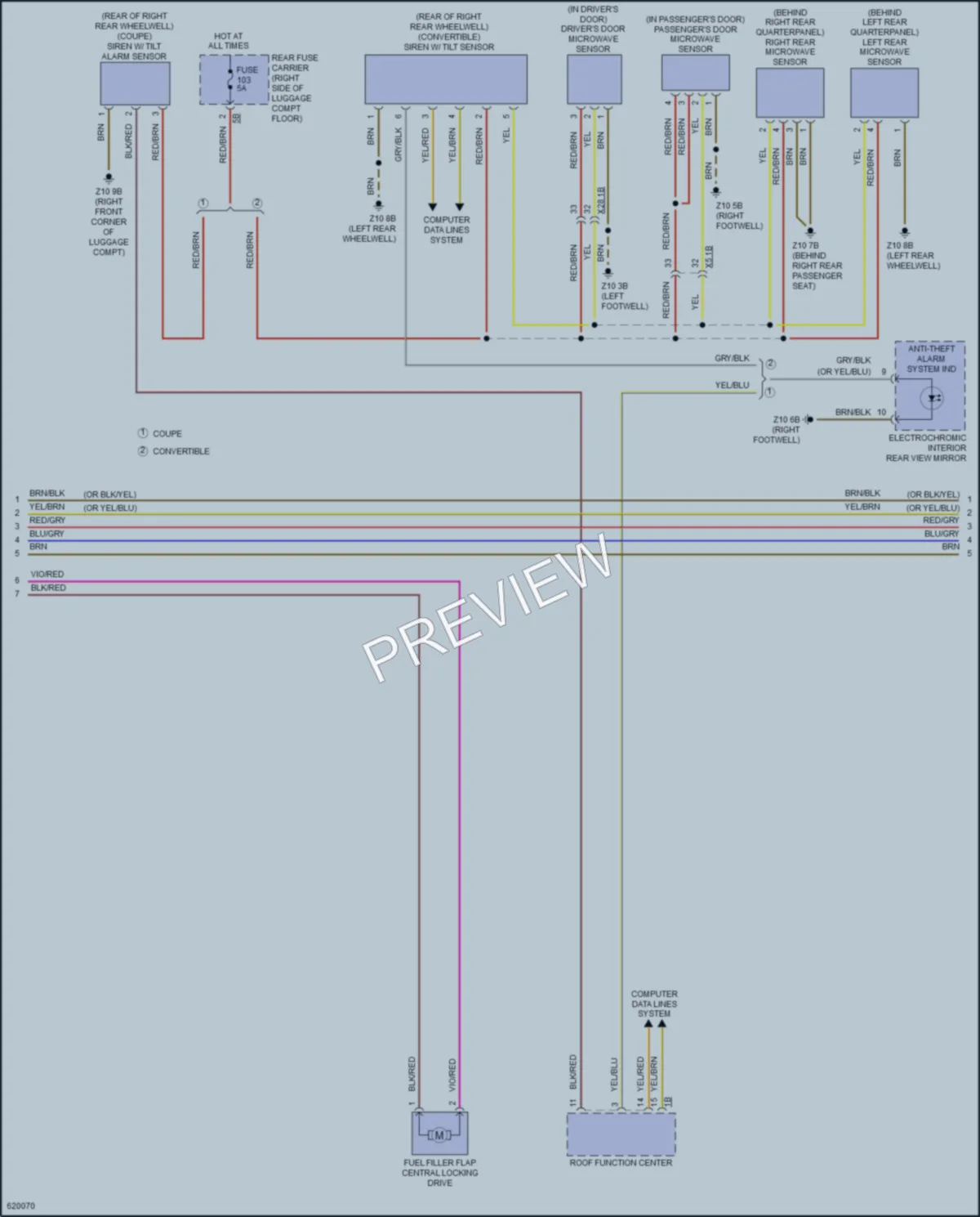 2018 BMW 430i Power Door Locks wiring diagram preview