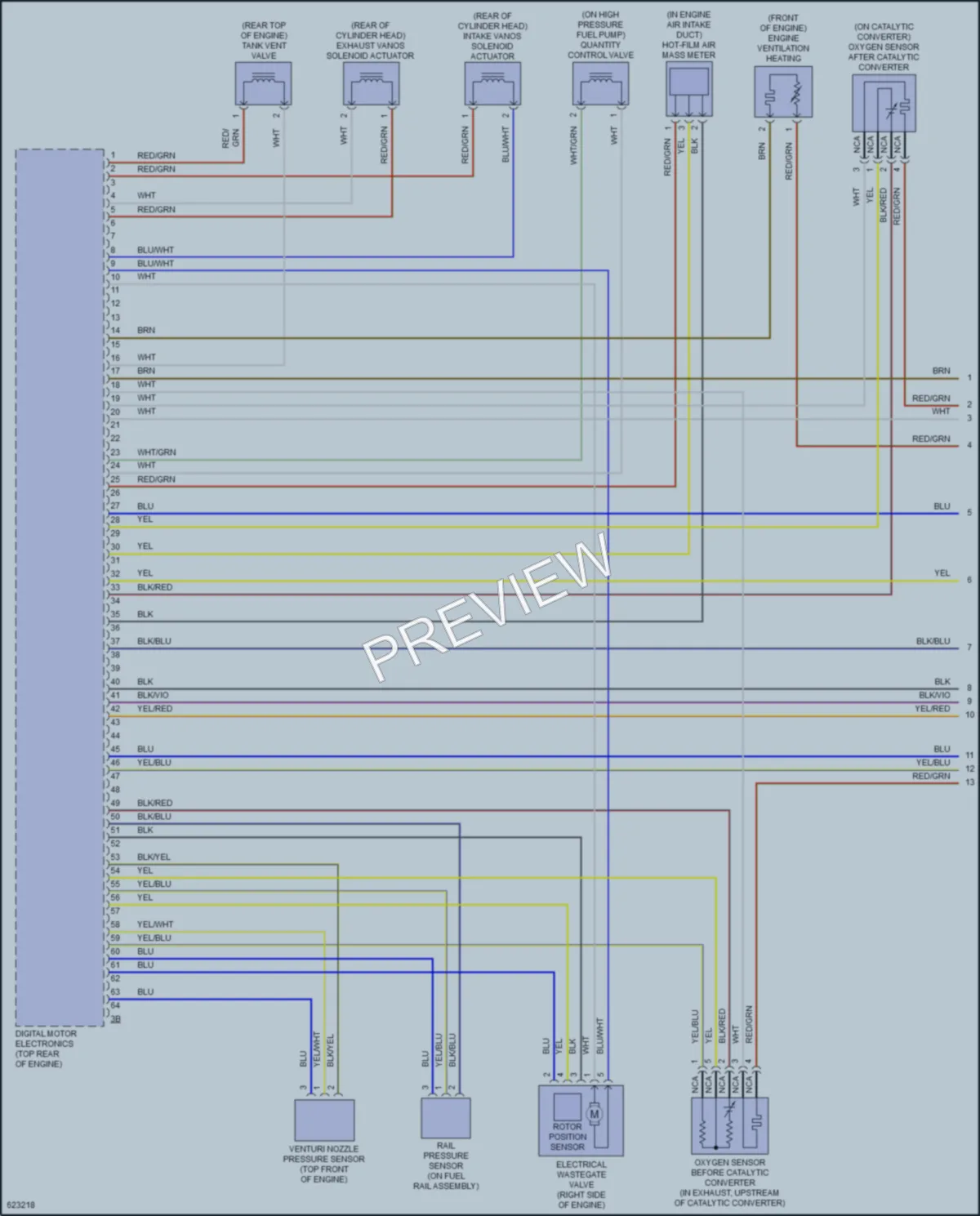 2018 BMW 430iGranCoupe Engine Performance wiring diagram preview