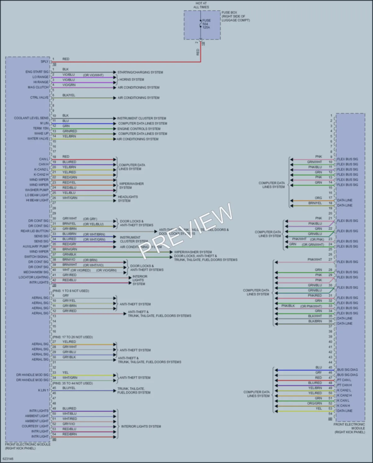 2018 BMW 440iGranCoupe Body Control Modules wiring diagram preview