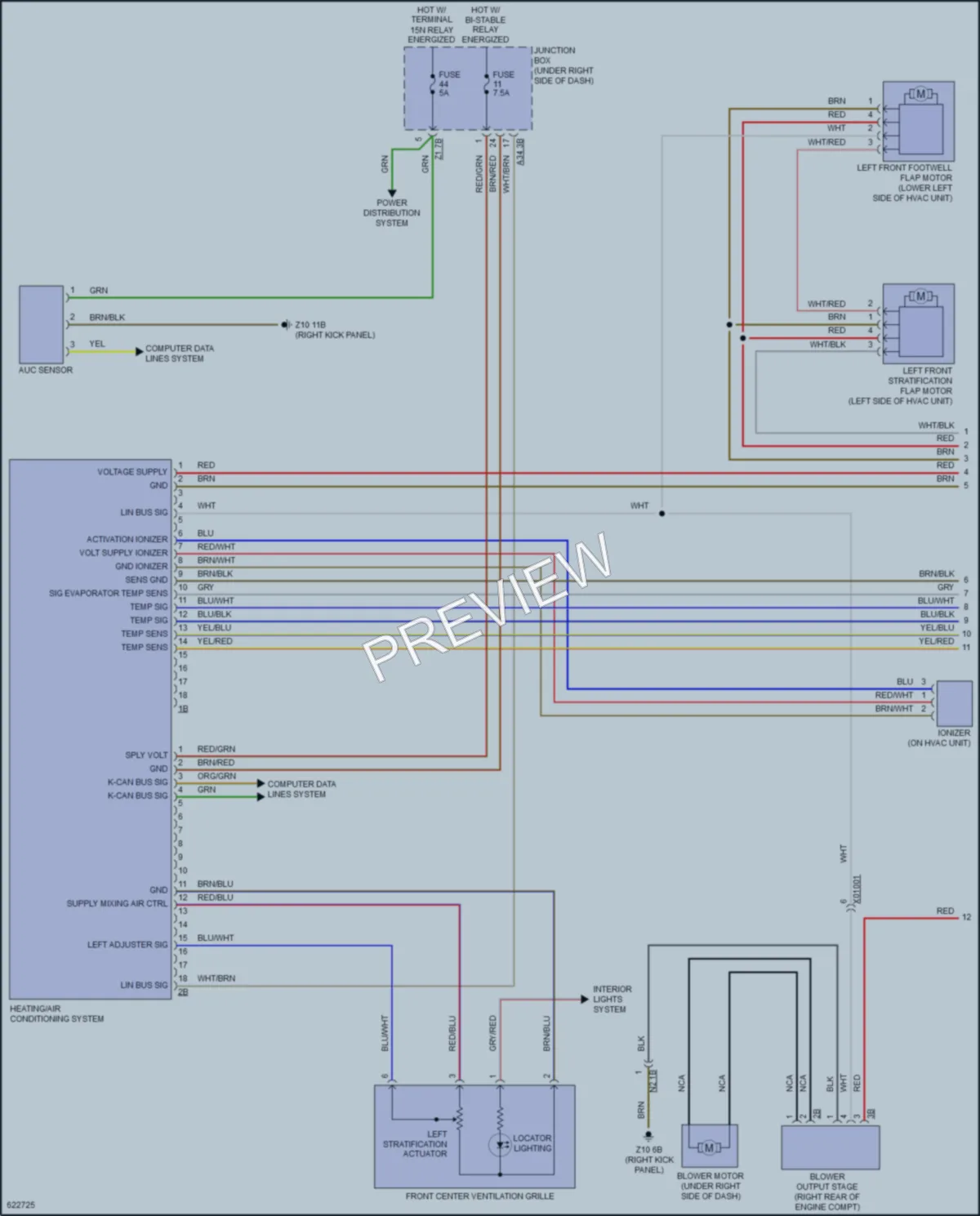 2018 BMW 640i Air Conditioning wiring diagram preview