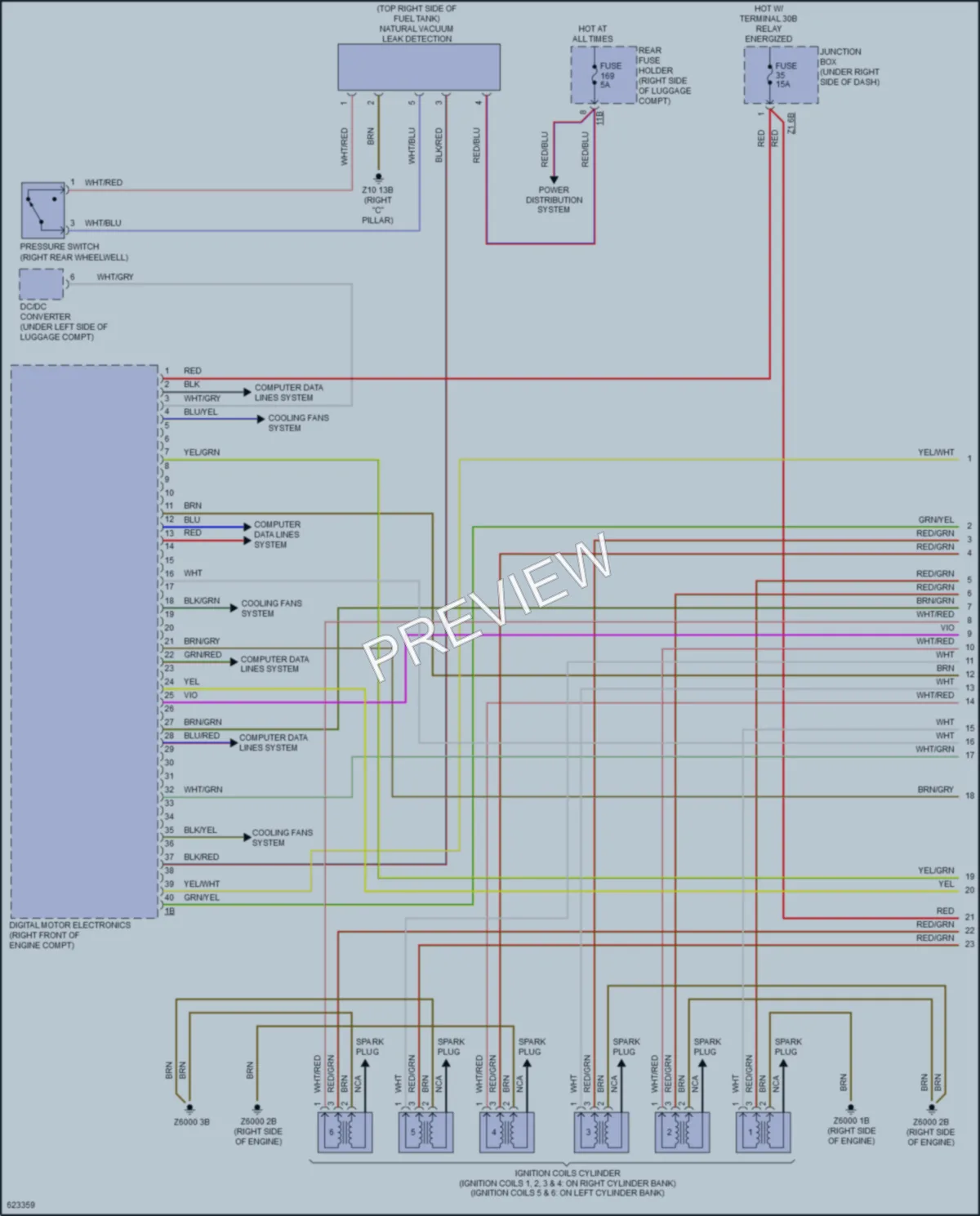 2018 BMW 650i Engine Performance wiring diagram preview