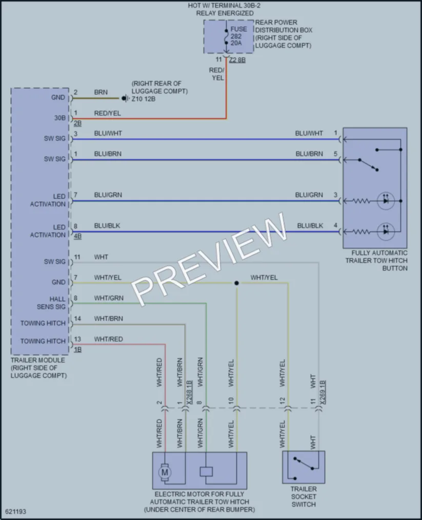 2018 BMW 750i Active Bodyworks wiring diagram preview
