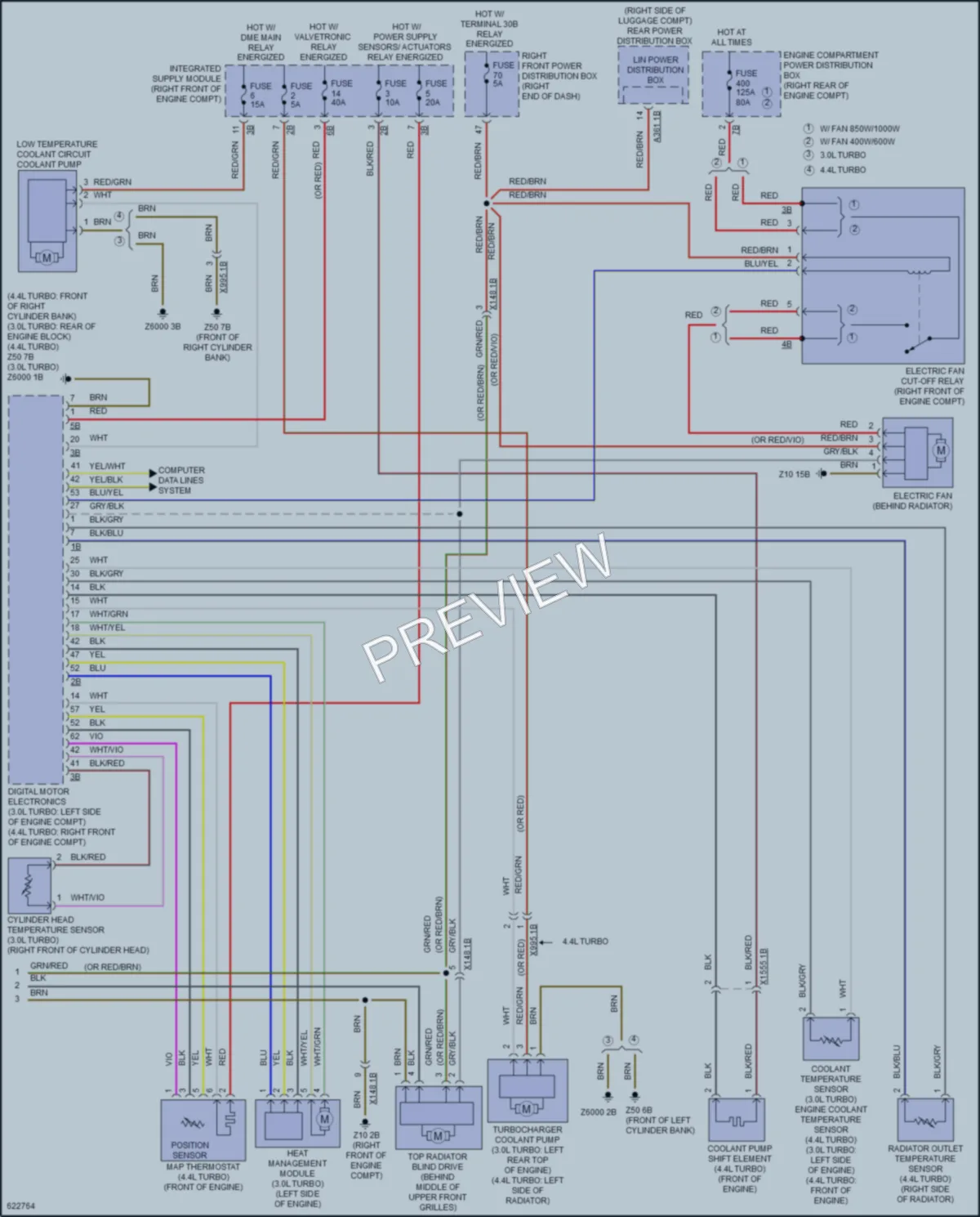 2018 BMW 750i Air Conditioning wiring diagram preview