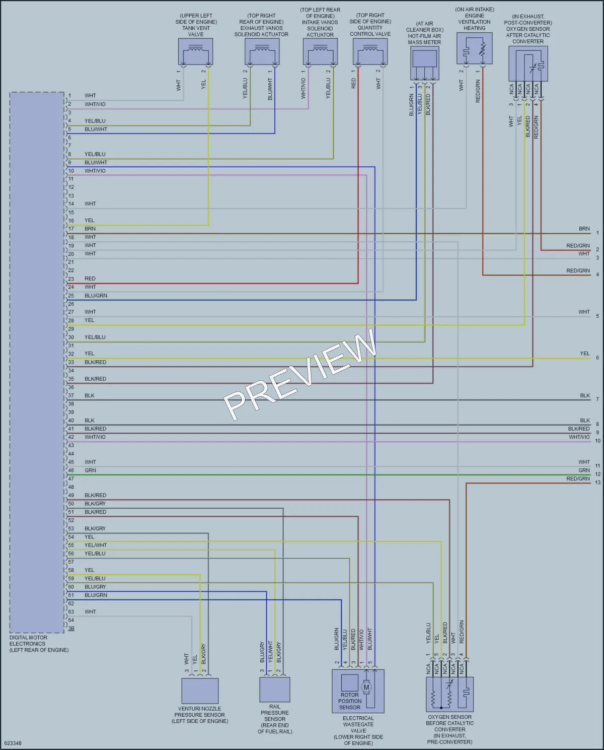 2018 BMW M240i Engine Performance wiring diagram preview