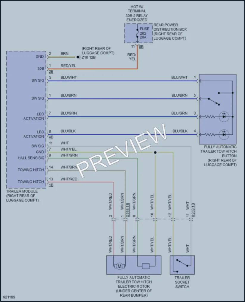 2018 BMW M550i Active Bodyworks wiring diagram preview