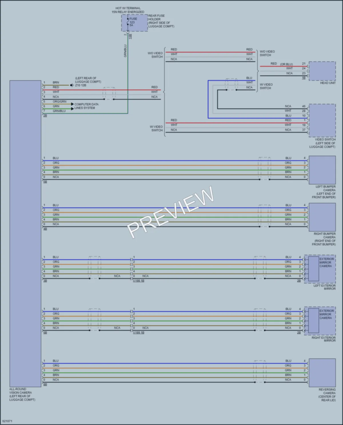 2018 BMW M6GranCoupe Navigation wiring diagram preview
