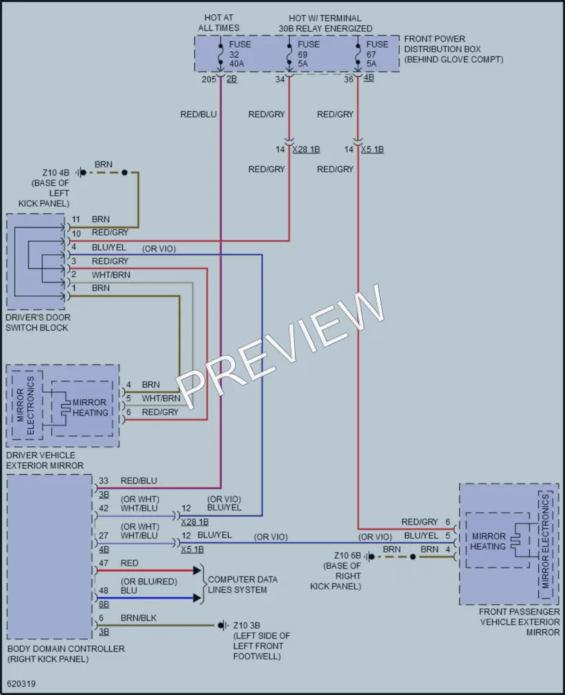 2018 BMW X1 Defoggers wiring diagram preview