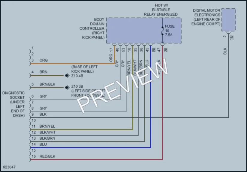 2018 BMW X2 Computer Data Lines wiring diagram preview