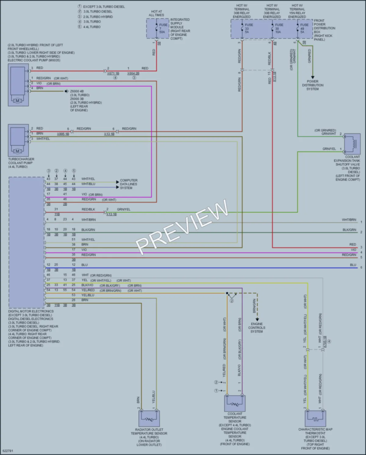 2018 BMW X5 Cooling Fan wiring diagram preview