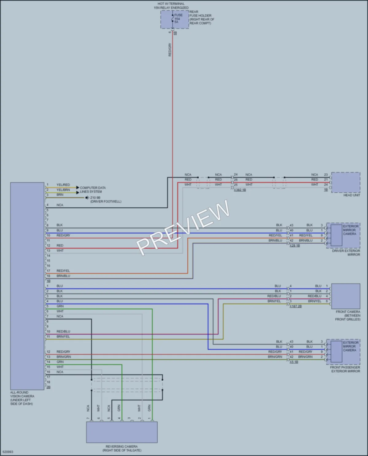 2018 BMW X5M Navigation wiring diagram preview