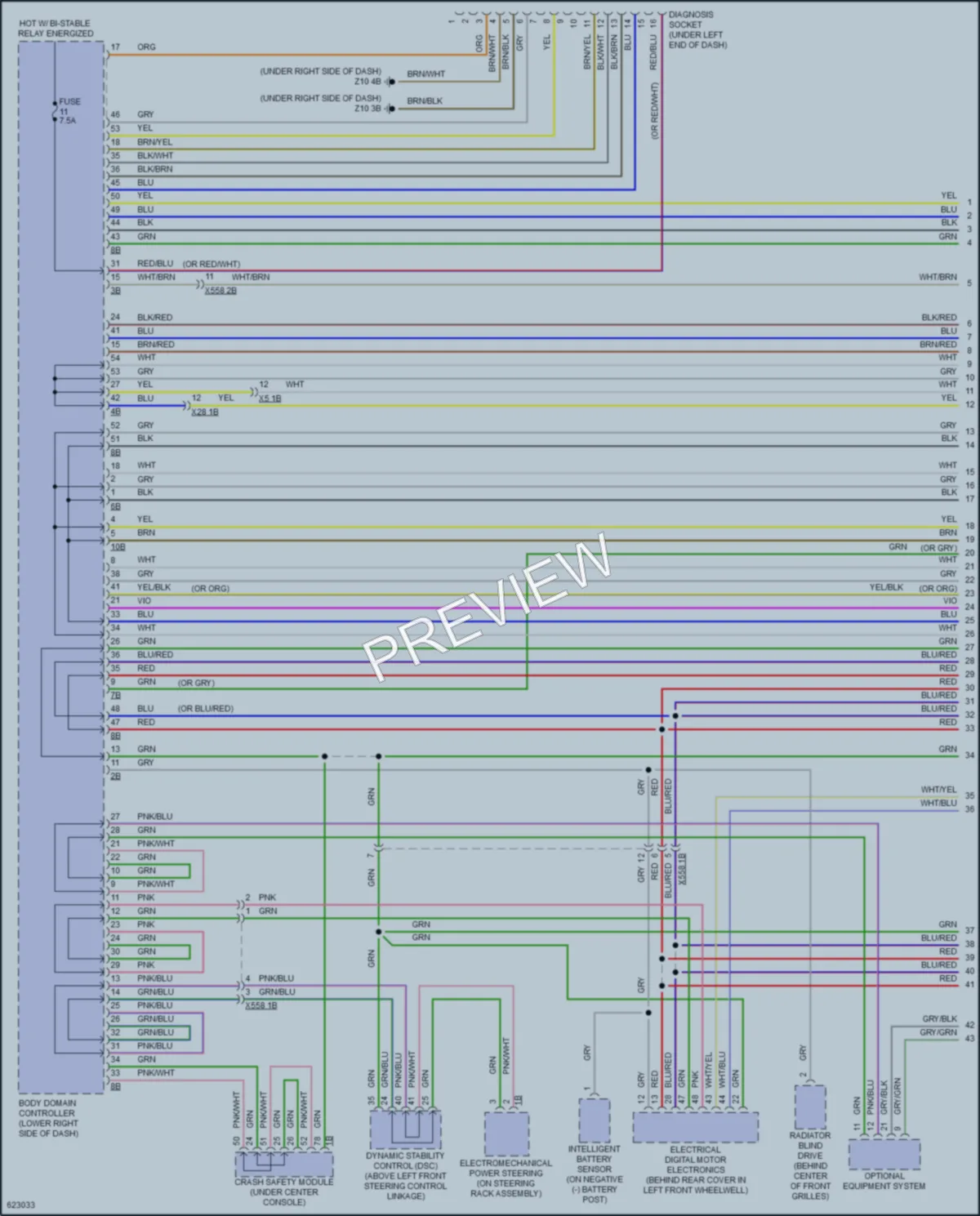 2018 BMW i3s Computer Data Lines wiring diagram preview