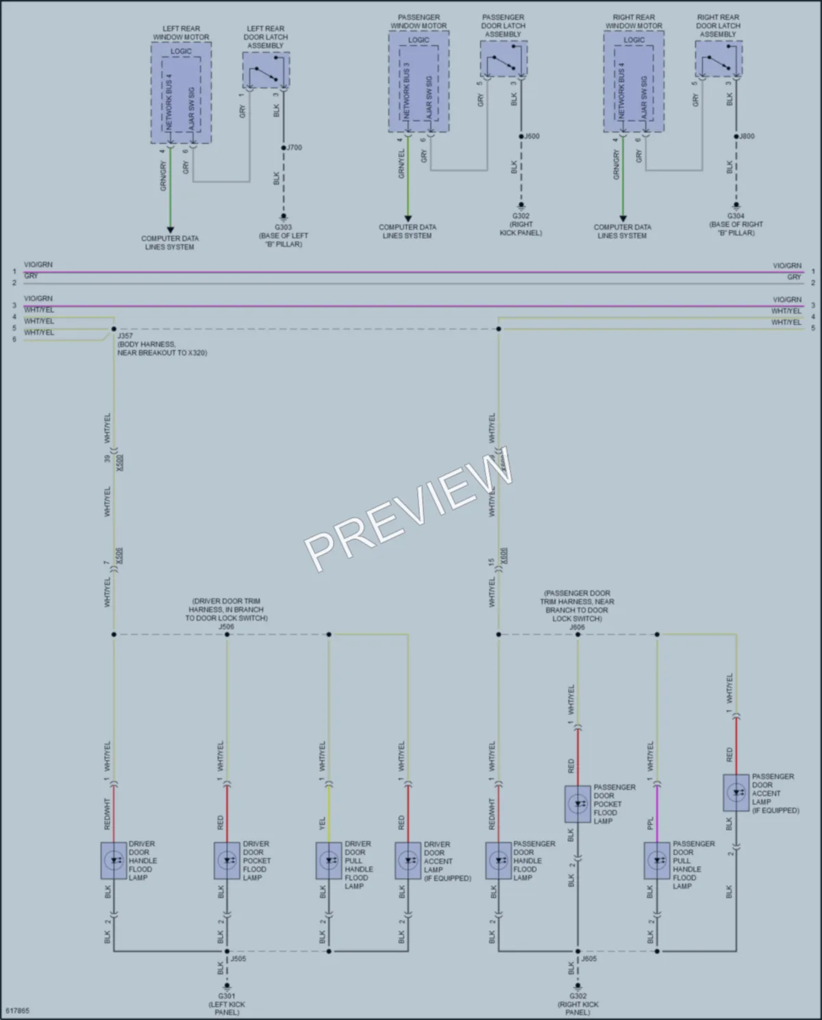 2018 Cadillac CTS Interior Lights wiring diagram preview