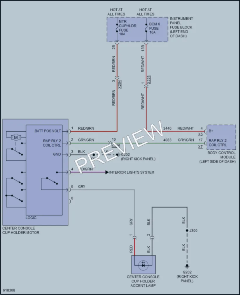 2018 Cadillac CTSV Power Seats wiring diagram preview