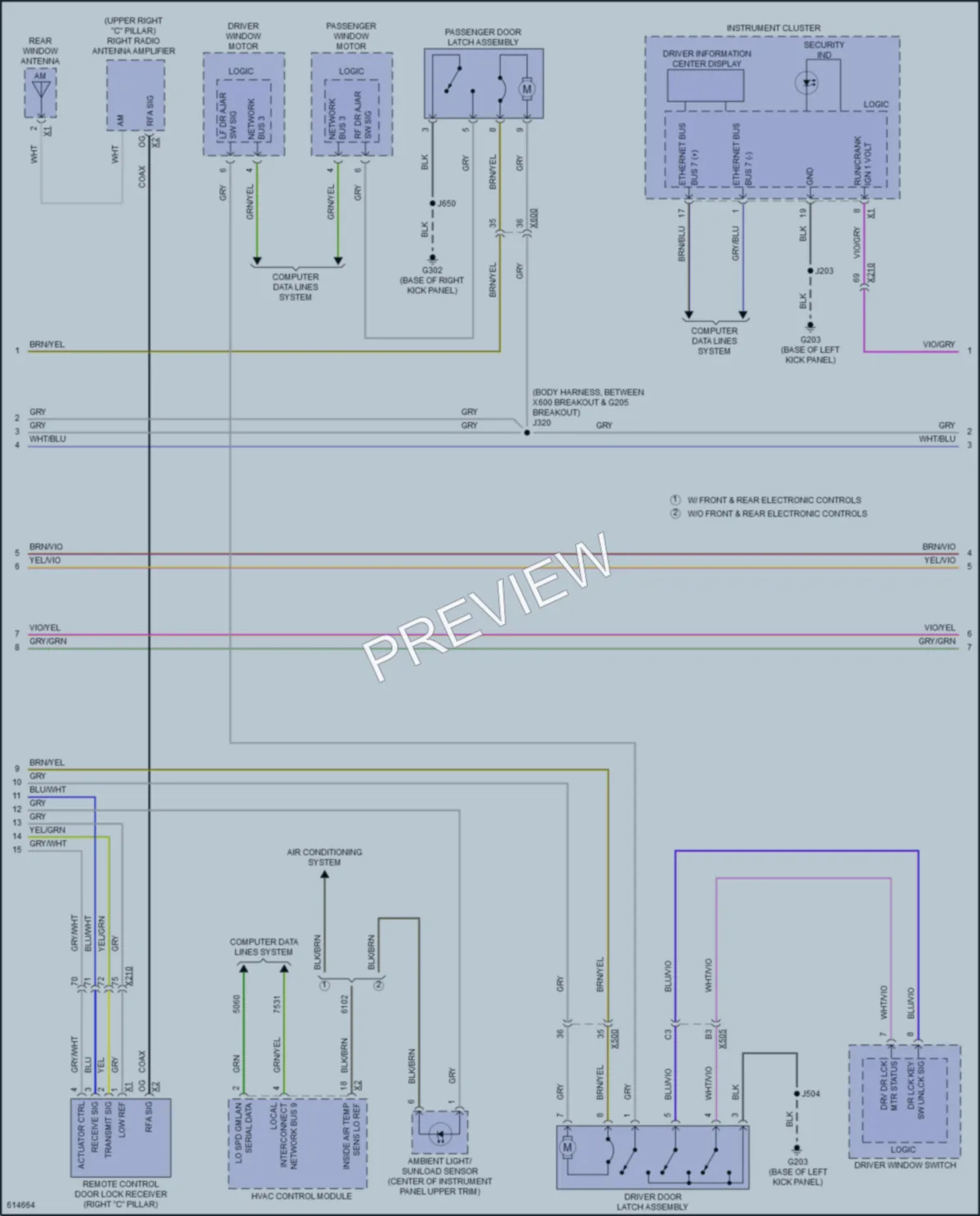 2018 Cadillac XTS Anti Theft wiring diagram preview
