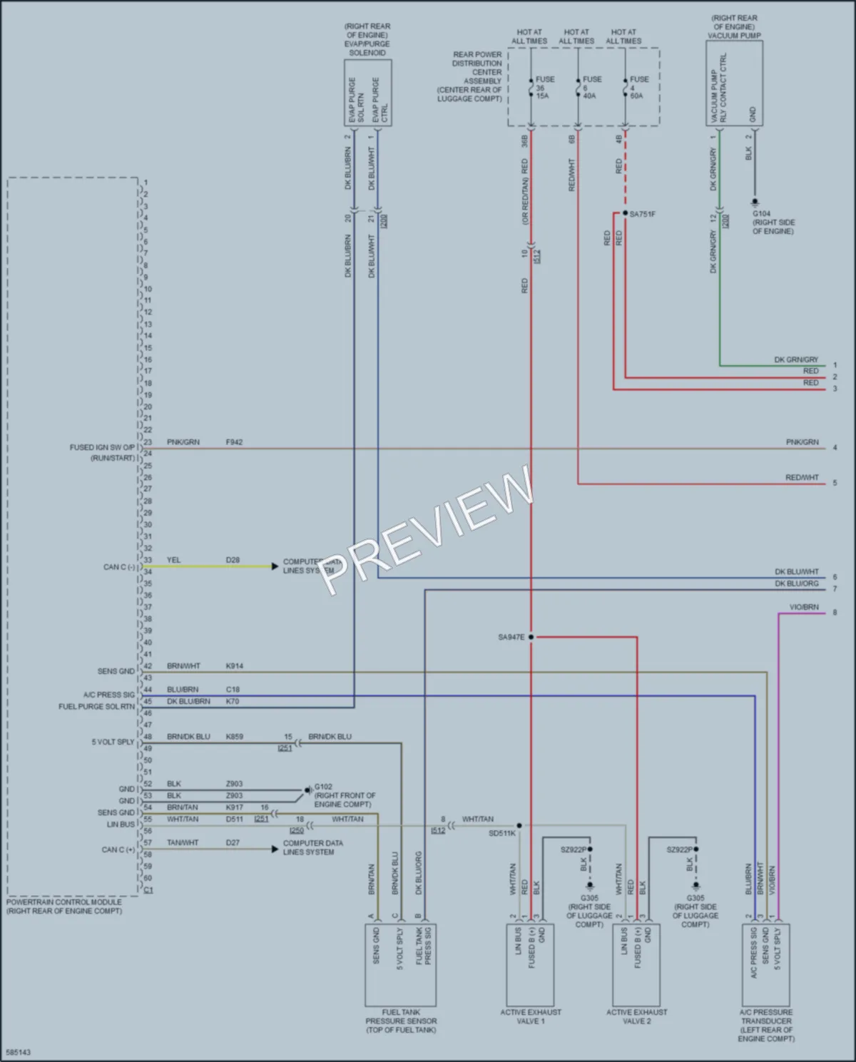 2018 Chrysler 300 Engine Performance wiring diagram preview